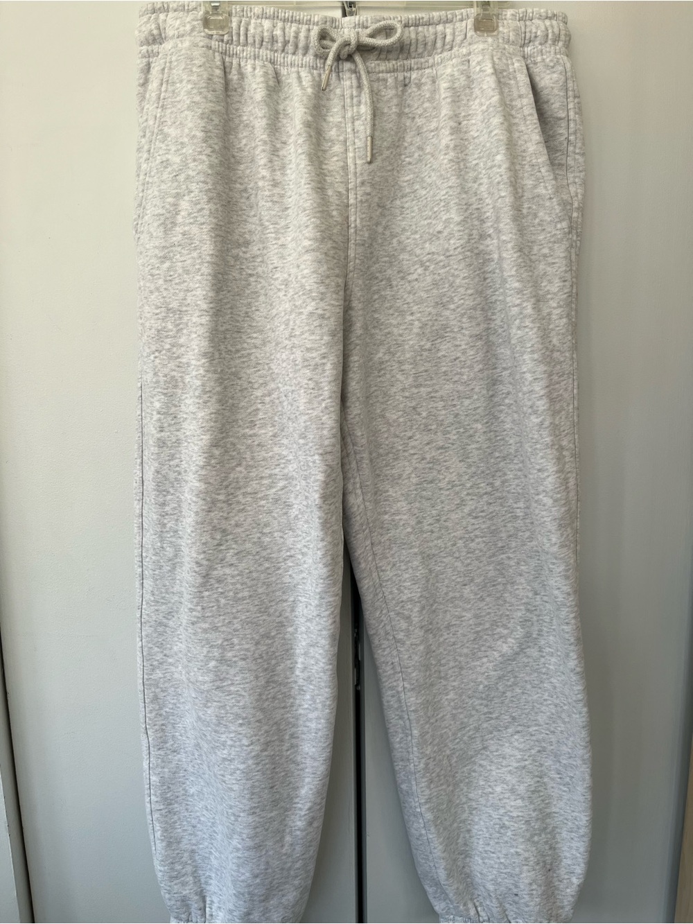 Quince Women’s Light Heather Grey Everyday Jogger-Size L